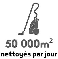 Picto 50 000m² nettoyés par jour